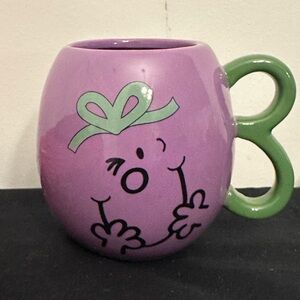 World Market "Little Miss Naughty" Mug Mr. Men Little Miss Purple Barrel Shape